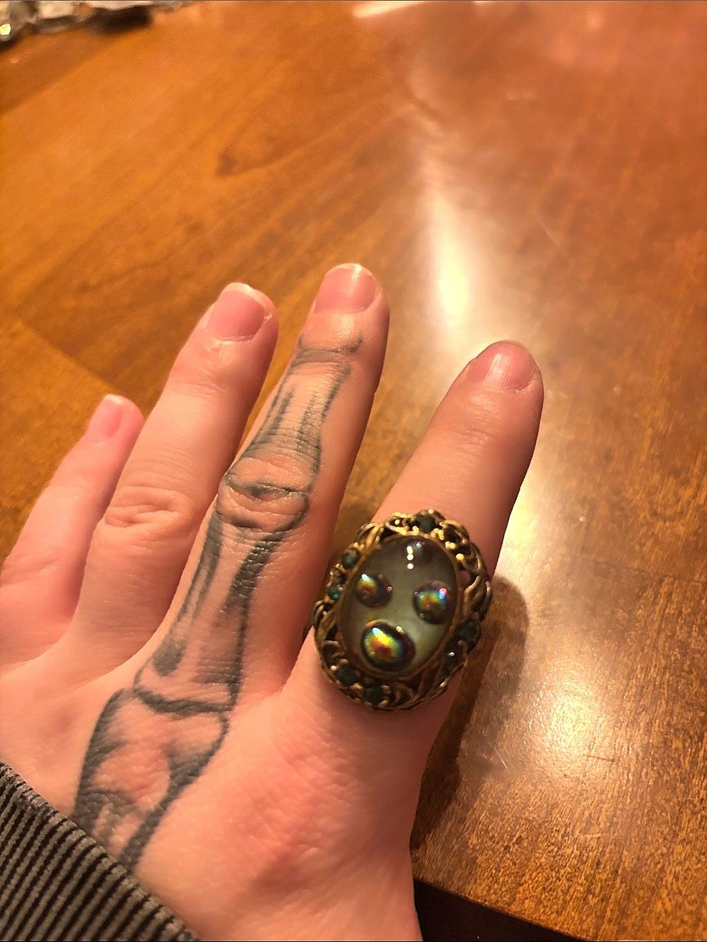 Retro copper colored ring - Picture 2 of 5